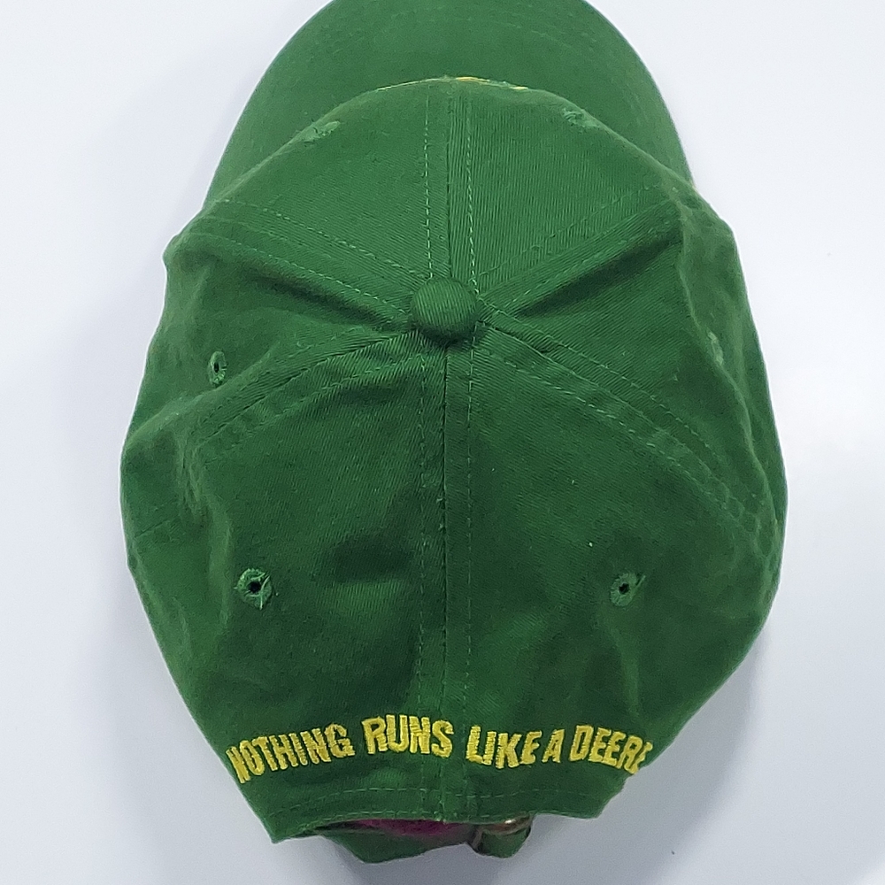 John Deere Owners Edition Adjustable Strap Back Baseball Ball Cap - Picture 5 of 15